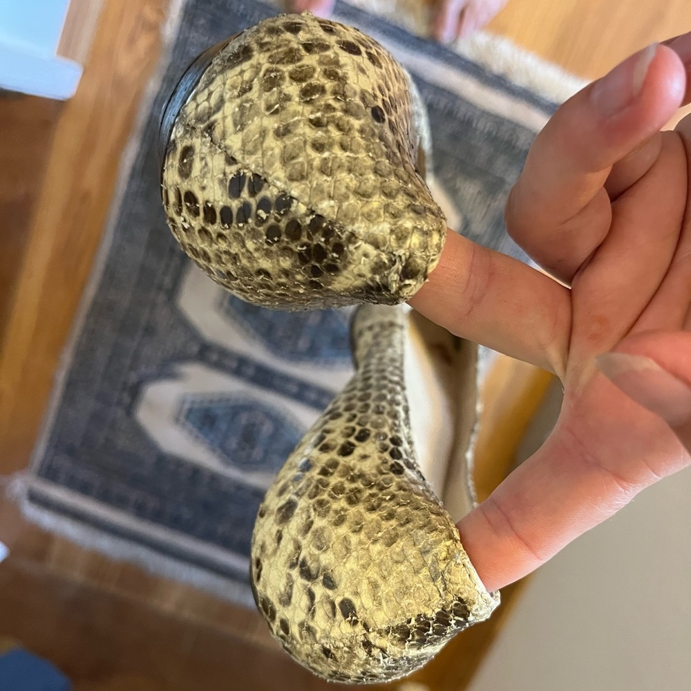 Snake skin Jimmy Choo flats - Picture 5 of 5
